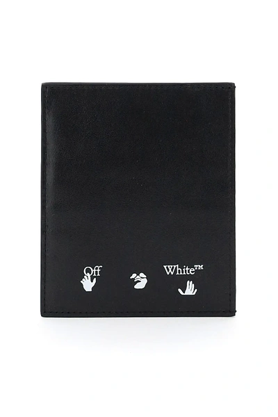 Shop Off-white Logo Card Holder In Black