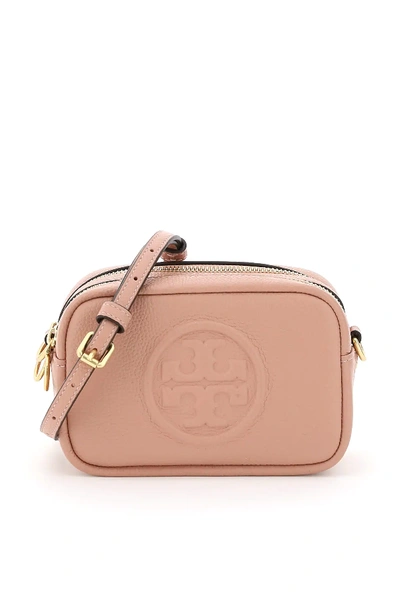 Shop Tory Burch Perry Bombe' Mini Camera Bag In Pink