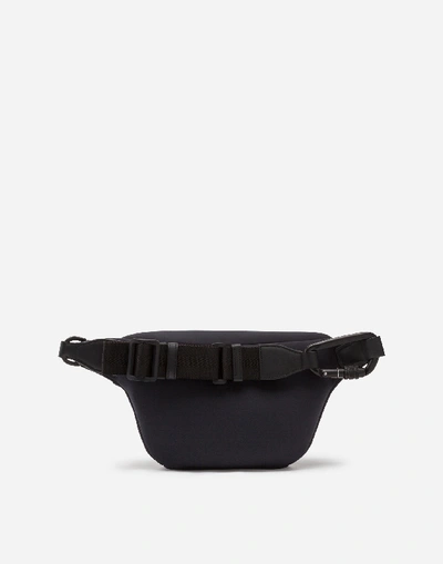 Shop Dolce & Gabbana Palermo Technical Fanny Pack In Neoprene With Printed Logo