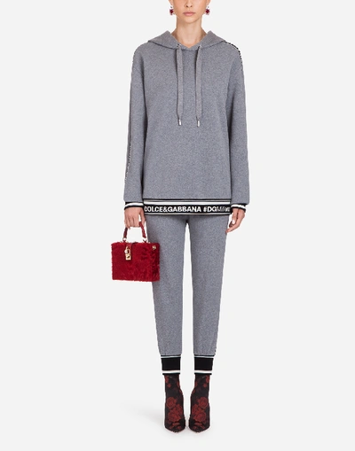 Shop Dolce & Gabbana Jersey Sweatshirt In Grey