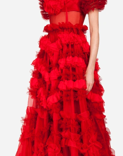 Shop Dolce & Gabbana Silk Organza Dress