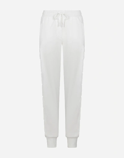 Shop Dolce & Gabbana Millennials Star Jersey Jogging Pants