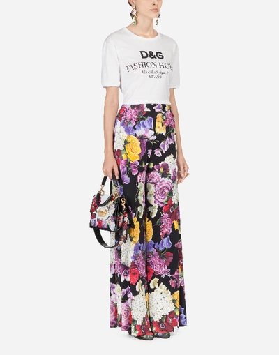 Shop Dolce & Gabbana Printed Cotton T-shirt