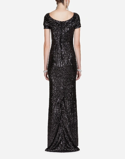 Shop Dolce & Gabbana Sequined Dress