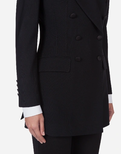 Shop Dolce & Gabbana Gabardine Double-breasted Jacket