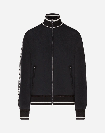Shop Dolce & Gabbana Viscose Sweatshirt In Black