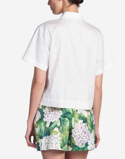 Shop Dolce & Gabbana Shirt In Cotton In White