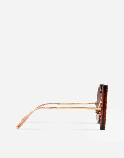 Dolce & Gabbana Dg Glitter Sunglasses In Pink