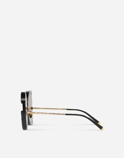 Shop Dolce & Gabbana Dg Glitter Sunglasses