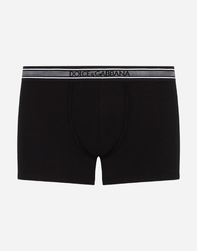Shop Dolce & Gabbana Stretch Cotton Boxers
