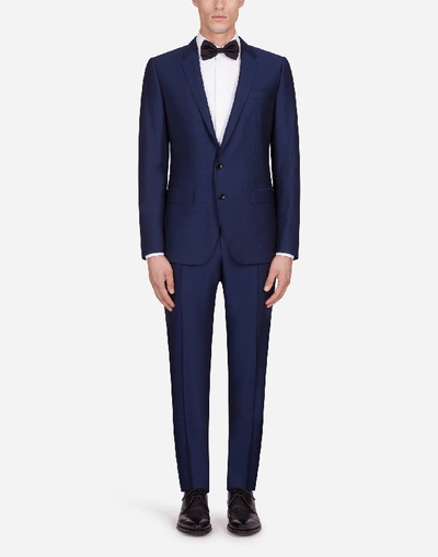 Shop Dolce & Gabbana Virgin Wool Martini-fit Suit