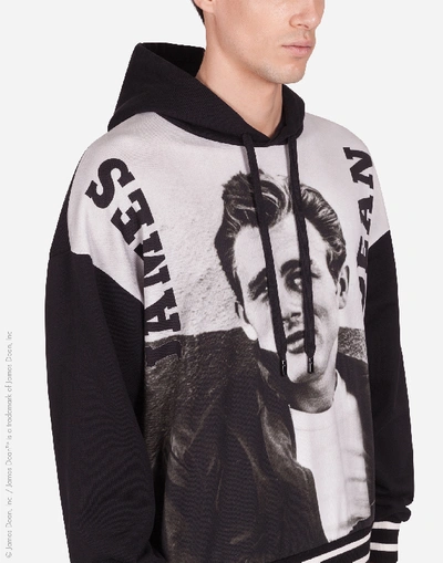 Shop Dolce & Gabbana Hoodie With James Dean Print