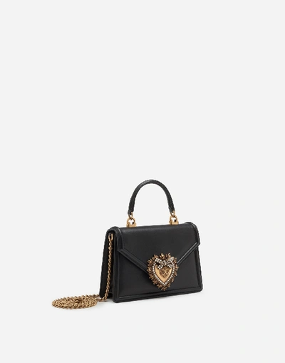 Shop Dolce & Gabbana Small Smooth Calfskin Devotion Bag