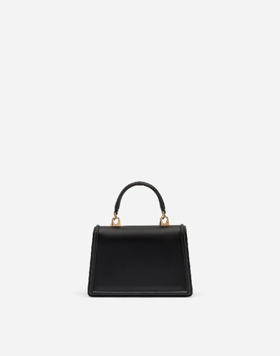 Dolce & Gabbana Small Devotion Molurus Python Skin Top Handle Bag