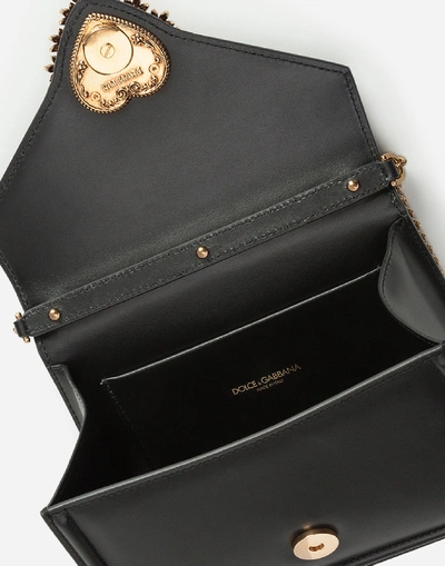 Dolce & Gabbana Small Devotion Molurus Python Skin Top Handle Bag