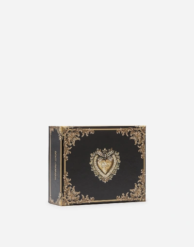 Dolce & Gabbana Small Devotion Molurus Python Skin Top Handle Bag