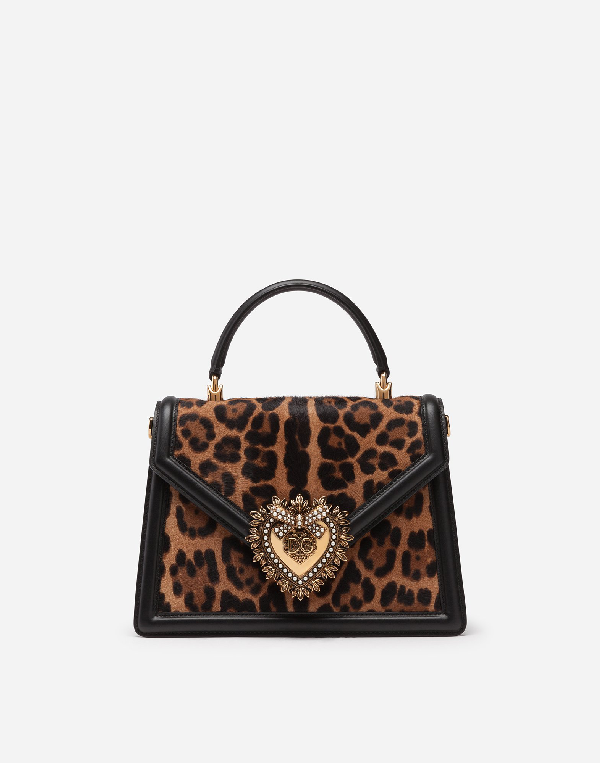 pony skin leopard print bag