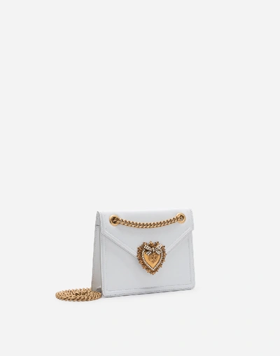 Shop Dolce & Gabbana Medium Devotion Bag In Smooth Calfskin Leather