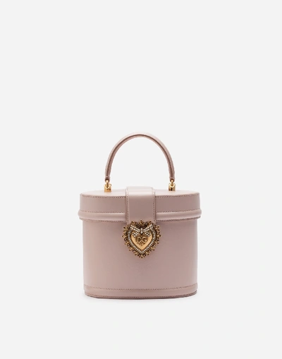 Shop Dolce & Gabbana Devotion Bag In Smooth Calfskin