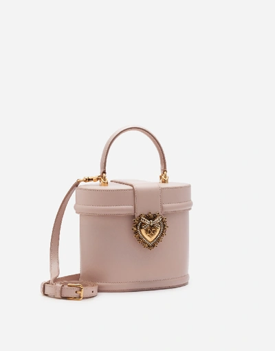 Shop Dolce & Gabbana Devotion Bag In Smooth Calfskin