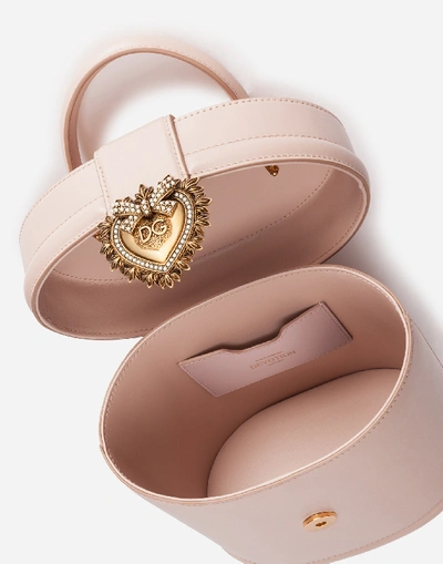 Shop Dolce & Gabbana Devotion Bag In Smooth Calfskin