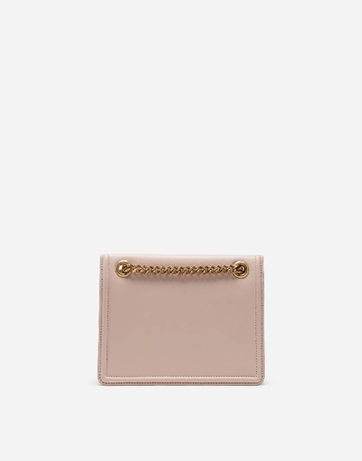 Shop Dolce & Gabbana Medium Devotion Bag In Smooth Calfskin Leather