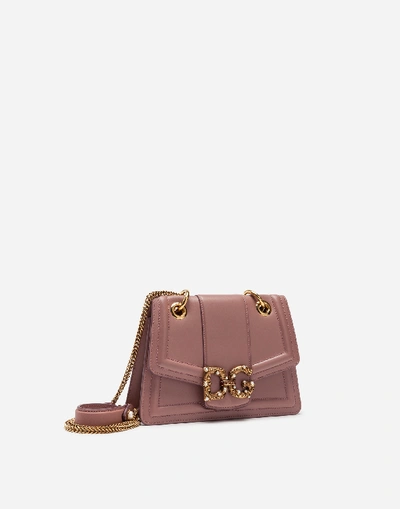 Shop Dolce & Gabbana Small Dg Amore Bag In Calfskin