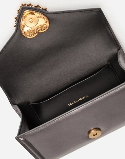 Shop Dolce & Gabbana Devotion Fanny Pack In Mordore Nappa Leather
