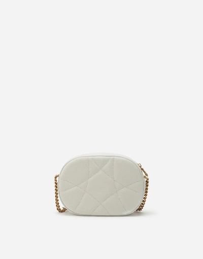 Shop Dolce & Gabbana Shoulder And Crossbody Bags - Devotion Camera Bag In Quilted Nappa Leather In White