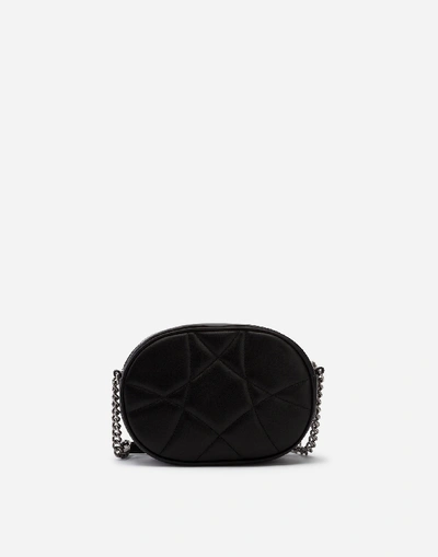 Shop Dolce & Gabbana Devotion Camera Bag In Quilted Nappa Leather