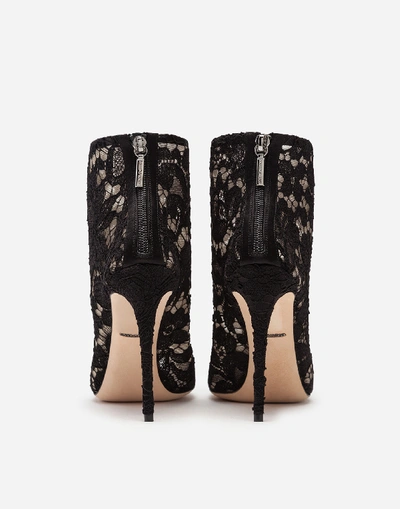 Shop Dolce & Gabbana Boots In Lace
