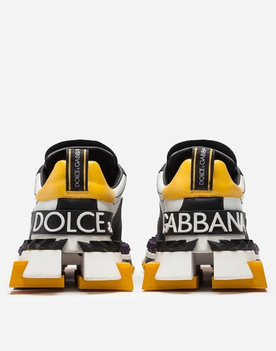Shop Dolce & Gabbana Super Queen Multicolor Sneakers