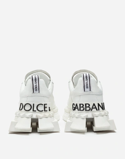 Shop Dolce & Gabbana Super Queen Sneakers In Calfskin