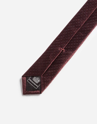 Dolce & Gabbana 4 Cm (1.6”) Silk Blade Tie In Bordeaux | ModeSens