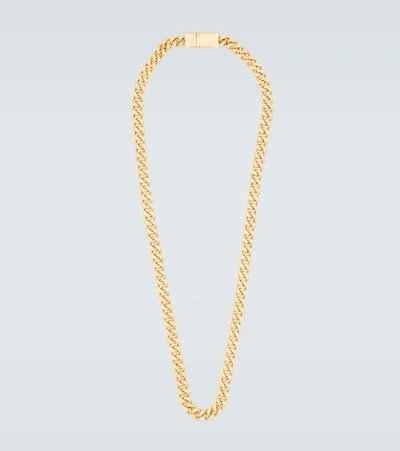Shop Tom Wood Rounded Curb Gold-plated Chain