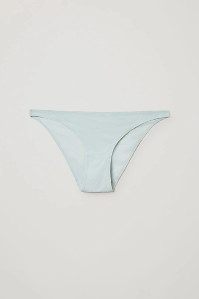 Shop Cos Recycled Polyamide Slim Fit Briefs In Turquoise