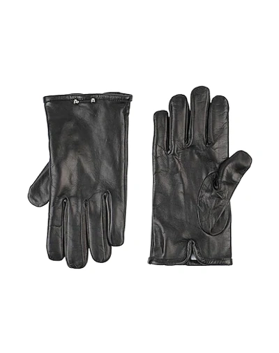 Shop Neil Barrett Gloves In Black