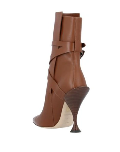 Shop Burberry Ankle Boot In Tan