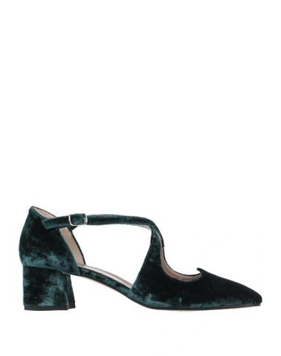 Shop Cheville Pump In Dark Green