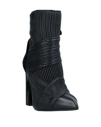 Shop Balmain Woman Ankle Boots Black Size 9 Soft Leather