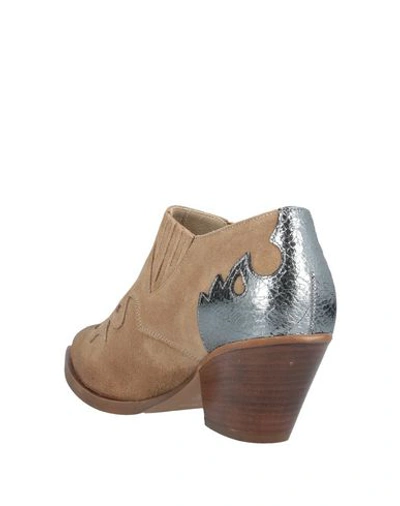 Shop Makris Ankle Boots In Sand