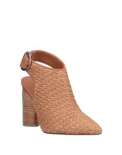 Shop Makris Booties In Camel