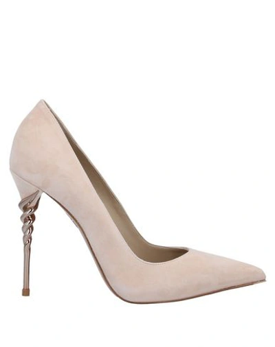 Shop Le Silla Pumps In Ivory