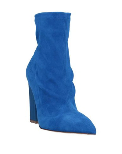 Shop Le Silla Ankle Boots In Bright Blue