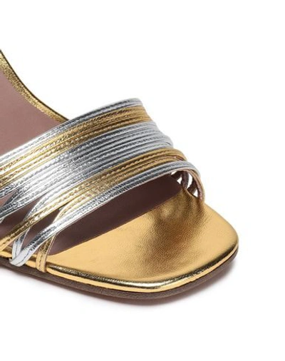Shop Diane Von Furstenberg Sandals In Silver