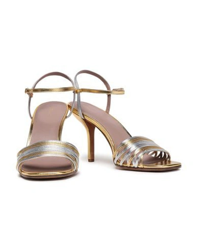 Shop Diane Von Furstenberg Sandals In Silver