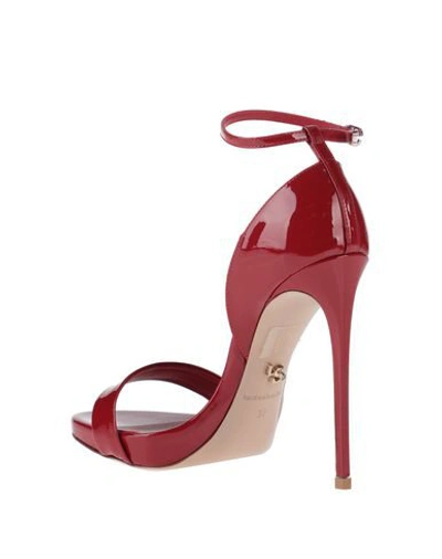 Shop Le Silla Woman Sandals Red Size 7 Soft Leather