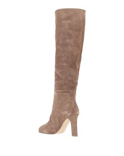 Shop Victoria Beckham Knee Boots In Khaki