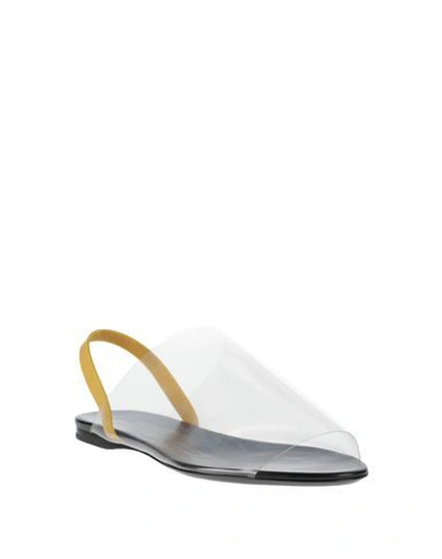 The Row 10mm Clear Pvc Slingback Sandals In Transparent