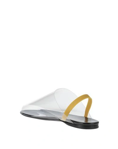 The Row 10mm Clear Pvc Slingback Sandals In Transparent